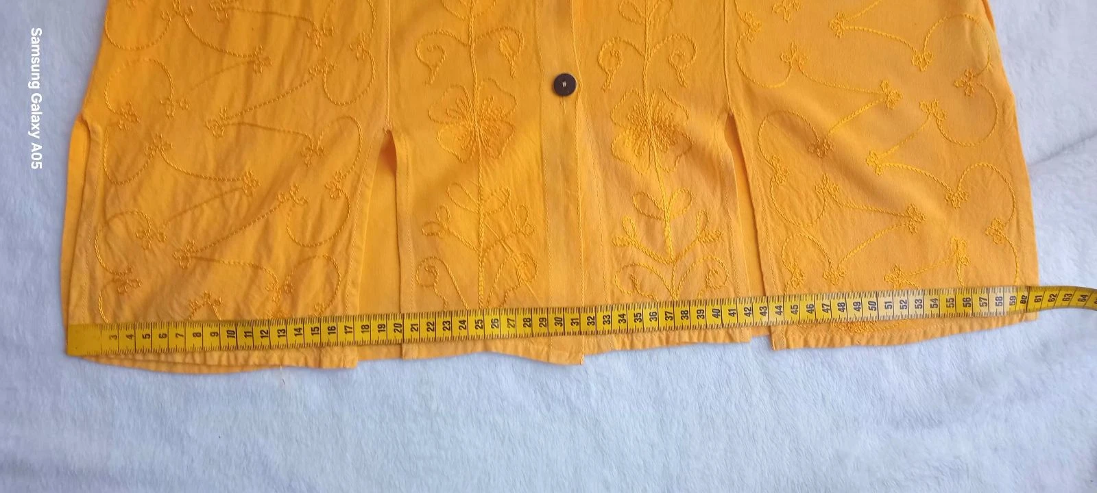 Top bordado com gradiente amarelo - T 2(M) Feito na Índia - Novo – photo 7